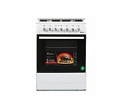 Плита комбинированная Ideal L200, цвет белый, объем электродуховки 65 л, откидная дверца