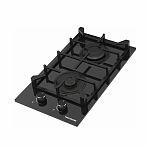 Поверхность варочная газовая Willmark WGH-2302BL 30 см, 2 конфорки, цвет черный