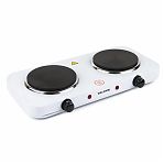 Электроплитка настольная Willmark НS-215W 2003363, 2 конфорки, цвет белый, 2 кВт