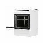 Плита газовая Hansa FCGW 61000, цвет белый, объем духовки 58 л, откидная дверца