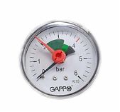 Манометр радиальный Gappo G1470.6 1/4" х 6 бар
