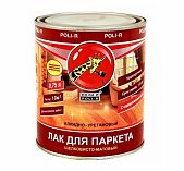 Лак Poli-R для паркета для внутренних работ, полуматовый, бесцветный 0.75 л