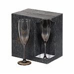 Бокалы для шампанского Glasstar Шоколад Омбре 6 шт 170 мл