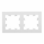 Рамка 2-местная Schneider Electric AtlasDesign ATN000102 универсальная, белая