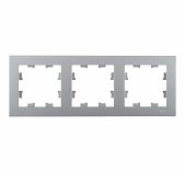 Рамка 3-местная Schneider Electric AtlasDesign ATN000303 универсальная, алюминий