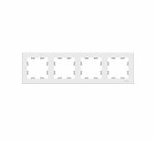 Рамка 4-местная Schneider Electric AtlasDesign ATN000104 горизонтальная, белая