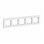 Рамка 5-местная Schneider Electric AtlasDesign ATN00105 горизонтальная, белая