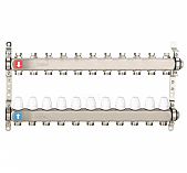 Коллектор Gappo G428.11 регулируемый с зап. клапаном 11-вых. x1"x3/4"