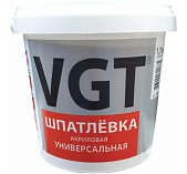 Шпатлёвка VGT акриловая универсальная 1,7кг