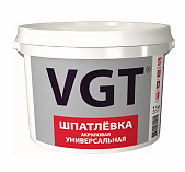 Шпатлёвка VGT акриловая универсальная 7,5 кг