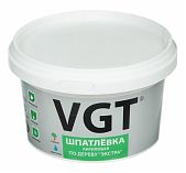 Шпатлёвка VGT ЭКСТРА по дереву белый 1 кг