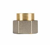 Муфта переходная 1/2" х 3/8" ВР Латунь