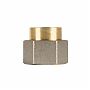 Муфта переходная 1/2" х 3/8" ВР Латунь