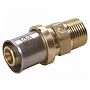 Переходник Giacomini RM107, Н, 3/4", 20 x 2, латунь, для труб GIACOTHERM, GIACOFLEX, многослойных