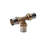 Тройник Giacomini RM151, 20 x 2, 16 x 2, 20 x 2, латунь, для труб GIACOTHERM, GIACOFLEX, многослойных труб