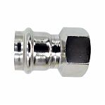 Муфта пресс Vieir Ver-Pro VPSF223 ВР 22х1/2" для нержавеющей трубы 