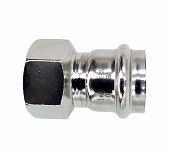 Муфта пресс Vieir Ver-Pro VPSF223 ВР 22х1/2" для нержавеющей трубы 
