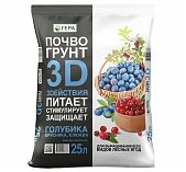 Почвогрунт ГЕРА 3D для голубики, брусники и клюквы 25л