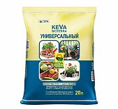 Почвогрунт с биогумусом Гера KEVA BIOTERRA универсальный, живая почва, 20 л