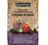 Удобрение органоминеральное Огородник плодово-ягодное, гранулы, 2.5 кг
