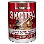 Защитно-декоративное покрытие Акватекс Экстра для древесины, полуглянцевое Дуб 0,8 л