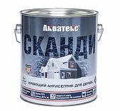 Антисептик кроющий для дерева Акватекс СКАНДИ 2,5 л Фьорд