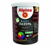 Защитная лазурь для дерева Alpina Аква, 0.9 л, орех