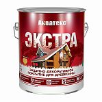 Защитно-декоративное покрытие Акватекс Экстра для древесины, полуглянцевое Дуб 2.7 л
