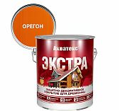 Защитно-декоративное покрытие Акватекс Экстра для древесины, полуглянцевое Орегон 2.7 л