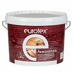Защитно-декоративное покрытие Eurotex Аквалазурь для древесины Бесцветный 9 кг
