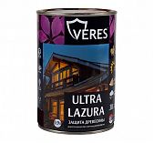 Пропитка Veres Ultra Lazura №8 Тёмный дуб для наружных работ 0,9 л