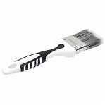 Кисть Black White Premium универсальная 50х15 мм, серебристая щетина, 2 К ручка 860-050