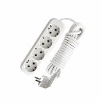 Удлинитель Universal Е-304, ПВС, с заземлением, 4 розетки, 7 м, 2.2 кВт