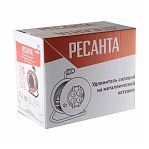 Удлинитель Ресанта СУ-3х1,5-30/3, 61/118/7, с заземлением, 4 розетки, 30 м, 3.5 кВт, на катушке