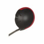 Половник Daniks Salsa, нейлон, силикон, навеска, YW-KT386-2, красный с черным