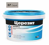 Затирка Ceresit СЕ40 №07 серая 2 кг