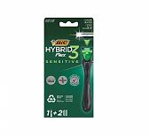 Станок+2 кассеты BIC FLEX 3 HYBRID SENSITIVE (три лезвия)