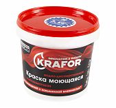 Краска в/д интерьерная глубокоматовая моющаяся KRAFOR 1,5 кг