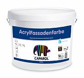 Краска Caparol Acryl fassadenfarbe акриловая дисперсионная фасадная матовая, База 1 белая, 10 л