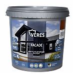 Краска Veres Faсade, для деревянных фасадов, акриловая, матовая, база А, белая 2.7 л