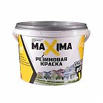 Краска Maxima, резиновая, для внутренних и наружных работ, матовая, бесцветная, База С, 2.5 кг