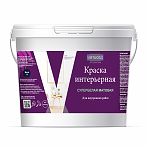 Краска Virtuoso Premium, интерьерная, матовая, супербелая, база А, 1.5кг