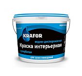 Краска Krafor ВД интерьерная супербелая 3 кг