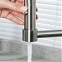Смеситель для кухни Gappo G4398-55 гибкий излив, сатин