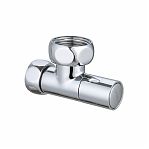 Кран для полотенцесушителя Gappo G474.0405 ВР-ВР, 1/2х3/4  угловой, хром