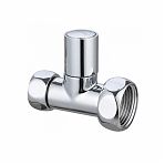 Кран для полотенцесушителя  Gappo ВР-ВР, 3/4х1/2 G479.0405 прямой, хром