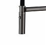 Смеситель для кухни Gappo G4098-29 гибкий излив, оружейная сталь, черный
