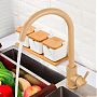Смеситель  для кухни Frap F40899-3 песочный кварц