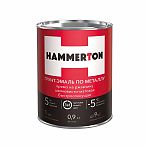 Грунт-эмаль Hammerton 3 в 1 по металлу быстросохнущая шелковисто-матовая серая 0.9 л