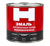 Эмаль HAMMERTON акриловая, для бетонных полов, матовая, темно-красная, 2.7 кг